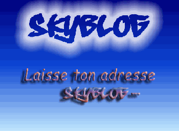 Laisse ton adresse